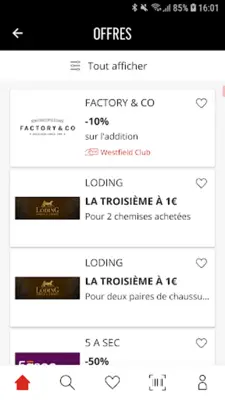 Westfield Carré Sénart android App screenshot 1